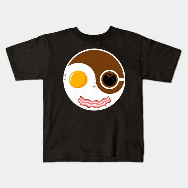 Balanced Breakfast Kids T-Shirt by inkonfiremx